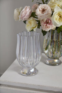 Design Shop Iridescent Gossamer Vase, 6.25" X 10.25".