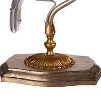 Chelsea House Crystal Bird Lamp - Left