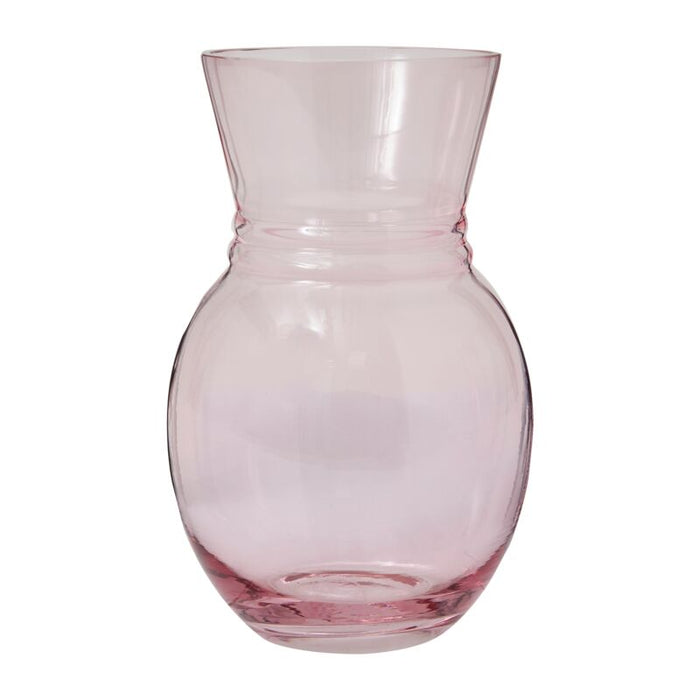 Design Shop Pink Full Bloom Vase, 6.5" X 9.5".