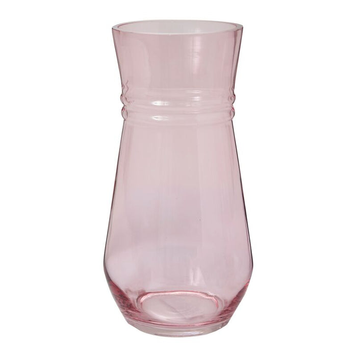 Design Shop Pink Full Bloom Vase, 6" X 11".