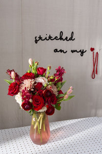 Design Shop Pink Full Bloom Vase, 6" X 11".