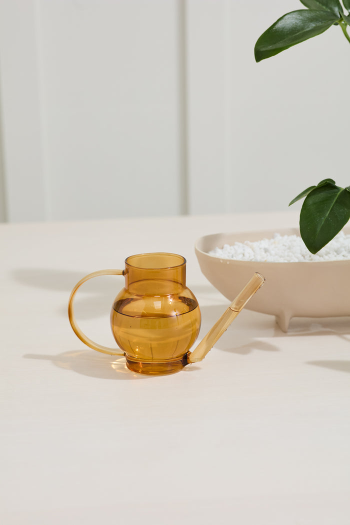 Design Shop Amber Pequeno Watering Can, 7" X 4.25"