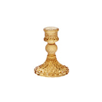 Design Shop Amber Gillian Candlestick, 3" X 4", Set of 2.