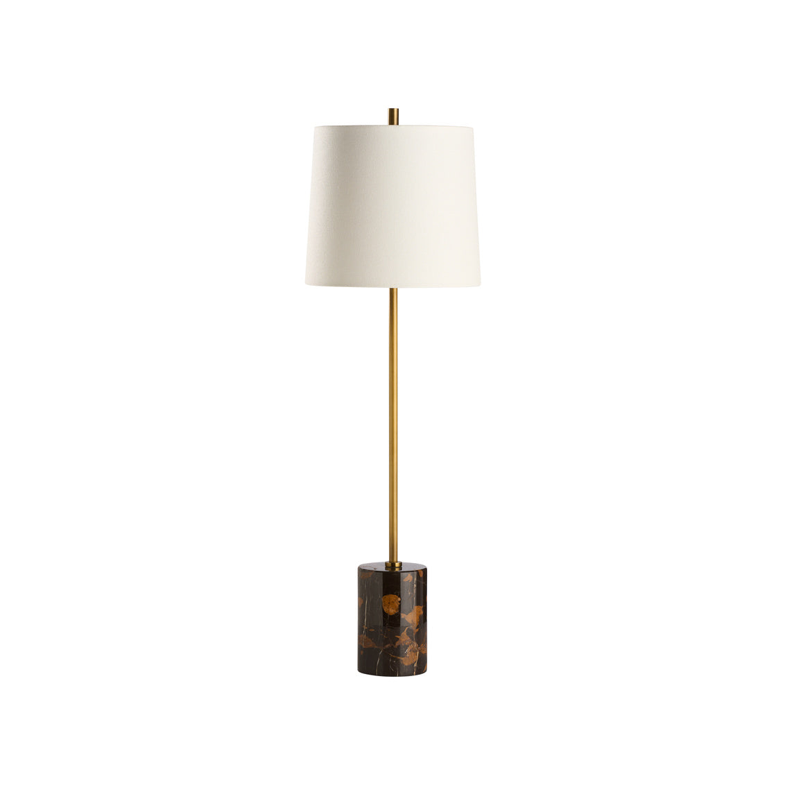 Chelsea House Lambeth Table Lamp-Brown  Marble
