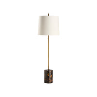 Chelsea House Lambeth Table Lamp-Brown  Marble