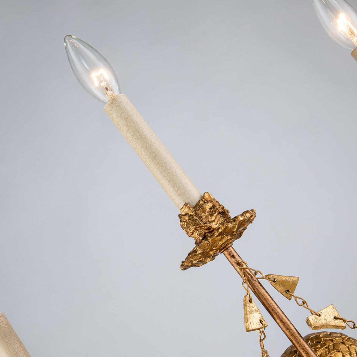Lucas + McKearn - SC1158-3 - Three Light Wall Sconce - Mosaic - Gold Leaf