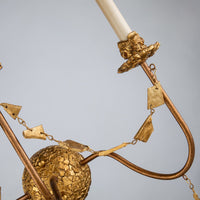 Lucas + McKearn - SC1158-3 - Three Light Wall Sconce - Mosaic - Gold Leaf