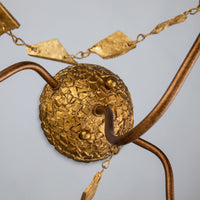 Lucas + McKearn - SC1158-3 - Three Light Wall Sconce - Mosaic - Gold Leaf