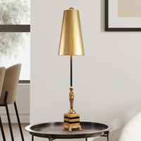 Lucas + McKearn - TA1008 - One Light Buffet Lamp - Noma Luxe - Black