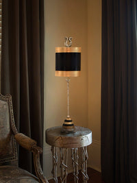 Lucas + McKearn - TA1023 - One Light Table Lamp - Phoenician - Silver Leaf