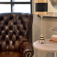 Lucas + McKearn - TA1023 - One Light Table Lamp - Phoenician - Silver Leaf