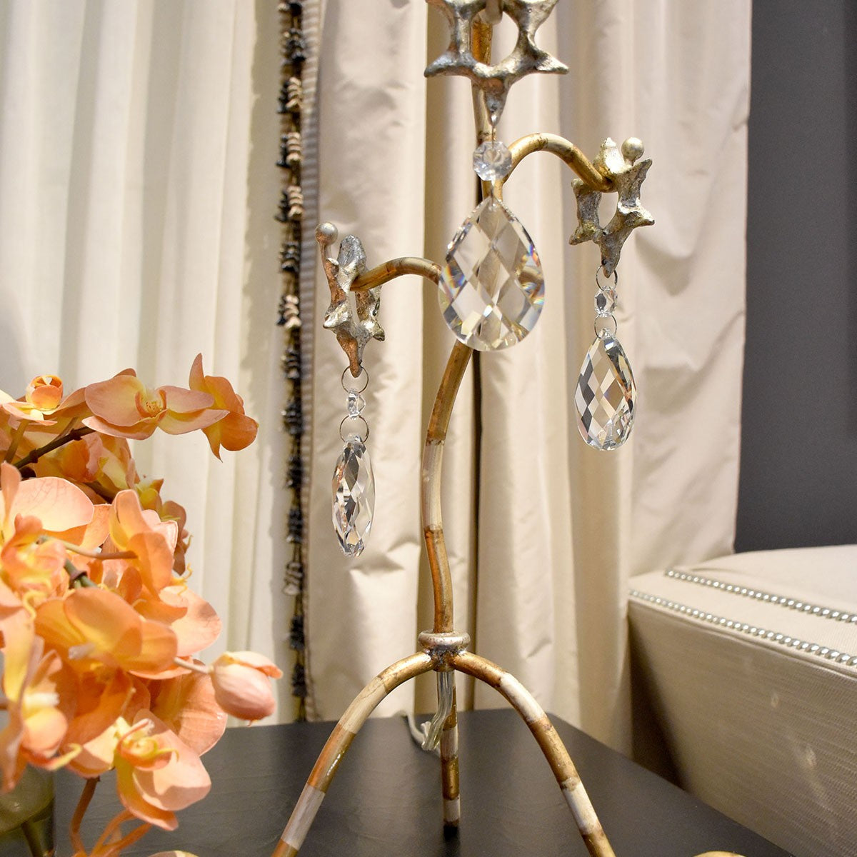 Lucas + McKearn - TA1038 - One Light Table Lamp - Tivoli - Cream And Gold