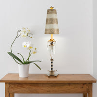 Lucas + McKearn - TA1057 - One Light Buffet Lamp - Birdland - Black And Putty