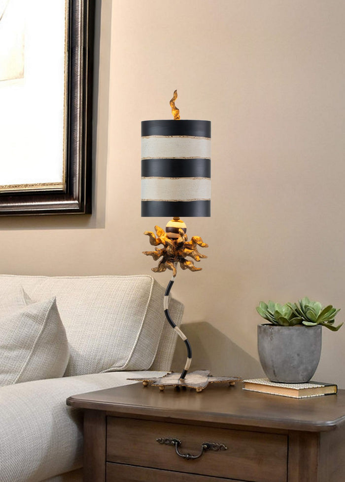 Lucas + McKearn - TA1074 - One Light Table Lamp - Dominique - Black