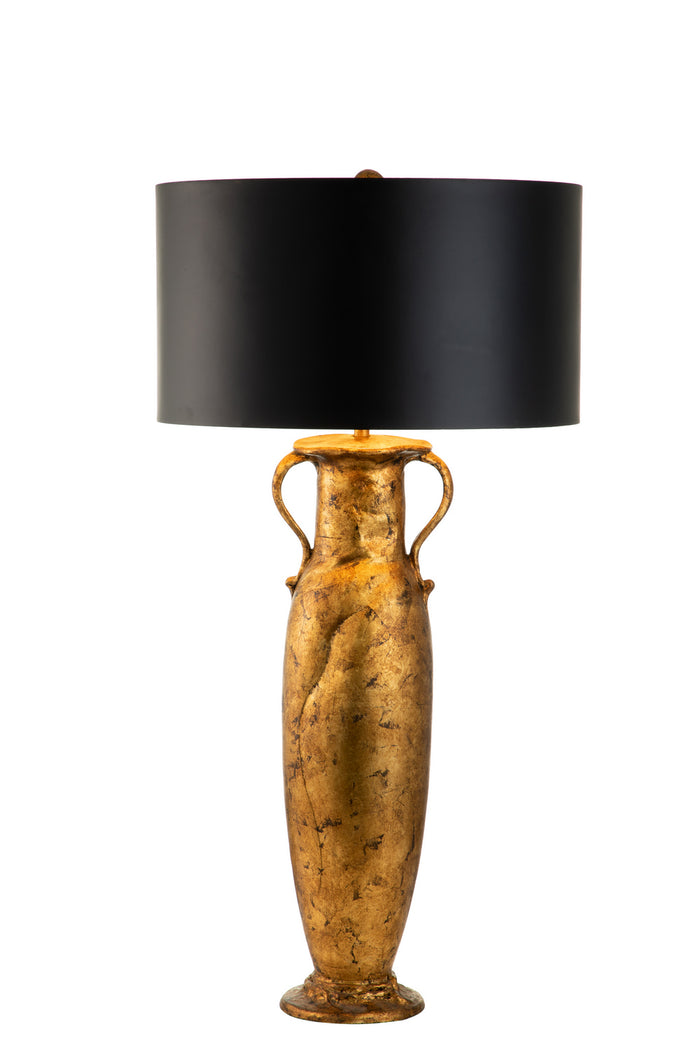 Lucas + McKearn Two Light Table Lamp from the Villere collection in Antique Gold finish