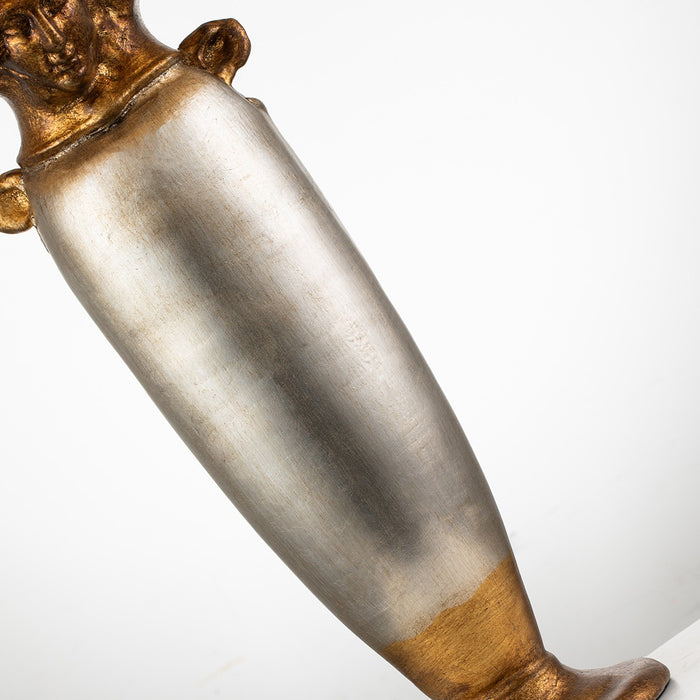 Lucas + McKearn - TA1126 - One Light Table Lamp - Bienville - Gold And Silver Leaf Vase