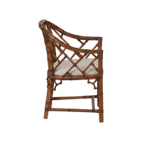 Chelsea House Chippendale Bamboo Arm Chair - Brown