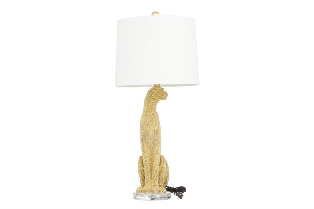 Gold Polystone Table Lamp