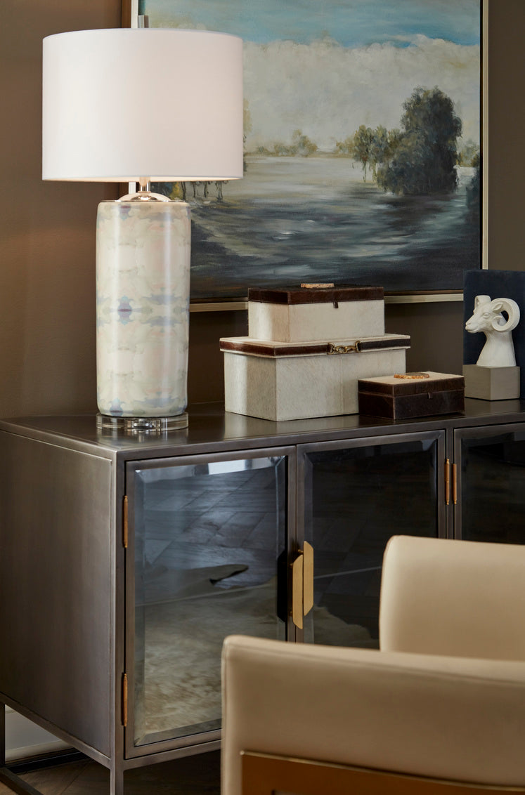 Wildwood Coral Bay Lamp - Pale Blue