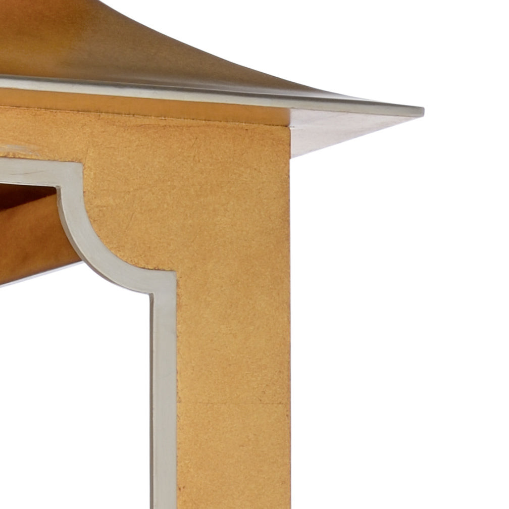 Chelsea House Tole Pagoda Lantern - Gold