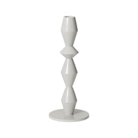 Design Shop Grey Vector Candlestick, 4" X 10".