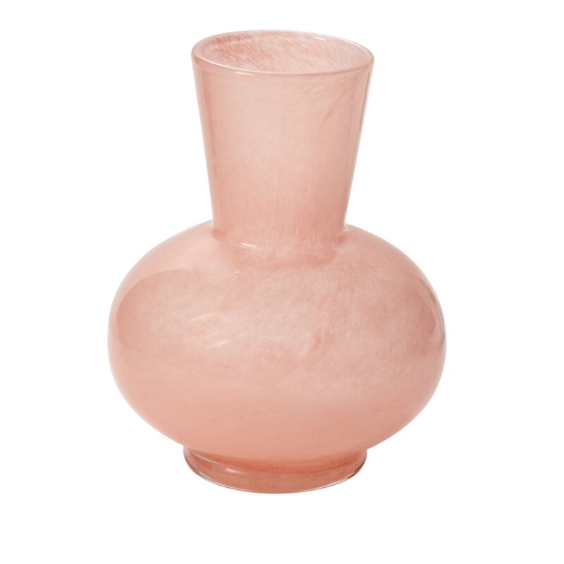 Design Shop Light-Pink Avonlea Collection Vase, 6.75" X 8.75"