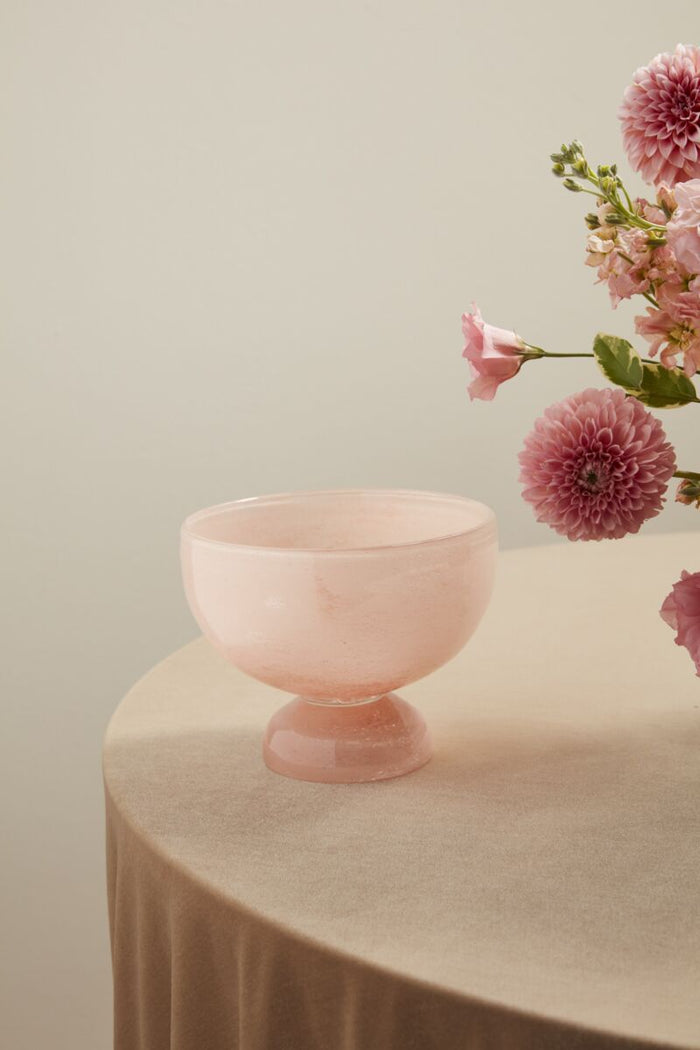 Design Shop Light-Pink Avonlea Collection Compote, 7" X 5.5".