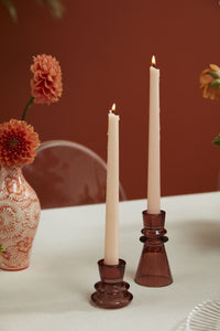 Design Shop Brown Sumba Candleholder, 2.5" X 2.25", Set of 6.