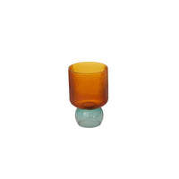 Design Shop Amber Felix Drinkware, 3.25" X 4.75", Set of 4.