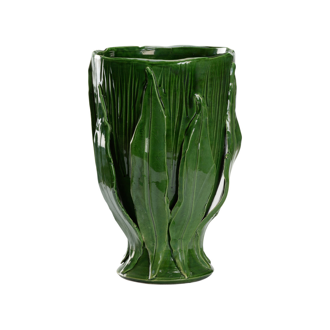 Chelsea House Umbria Footed Vase - Green