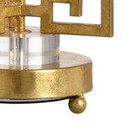 Chelsea House Greek Key Gold Lamp