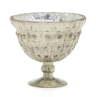 Design Shop Silver Baleri Compote, 6" X 5".