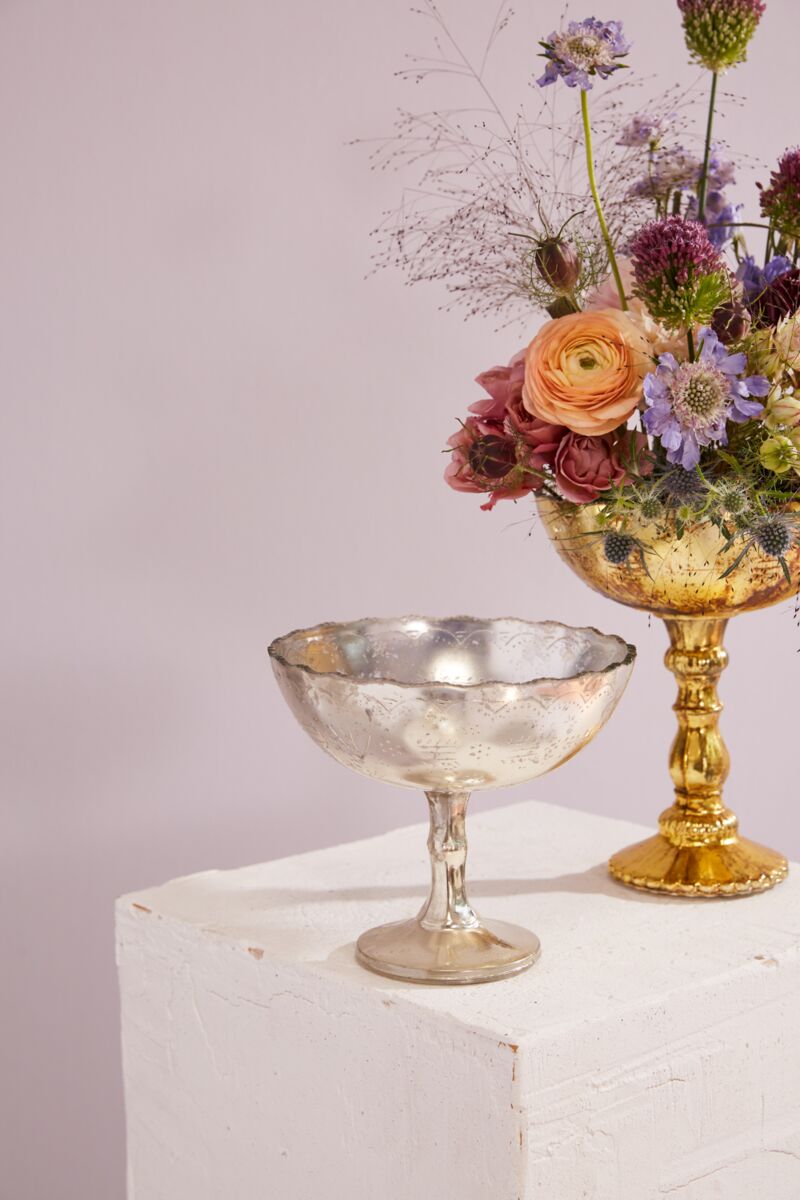 Design Shop Silver Desiray Compote Compote, 8" X 7"