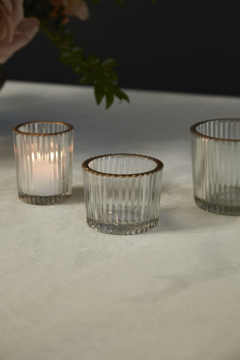 Design Shop Ritzy Votive 3"x 2.25", Set of 6