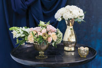Design Shop Gold Carraway Collection Compote, 8" X 5.75".