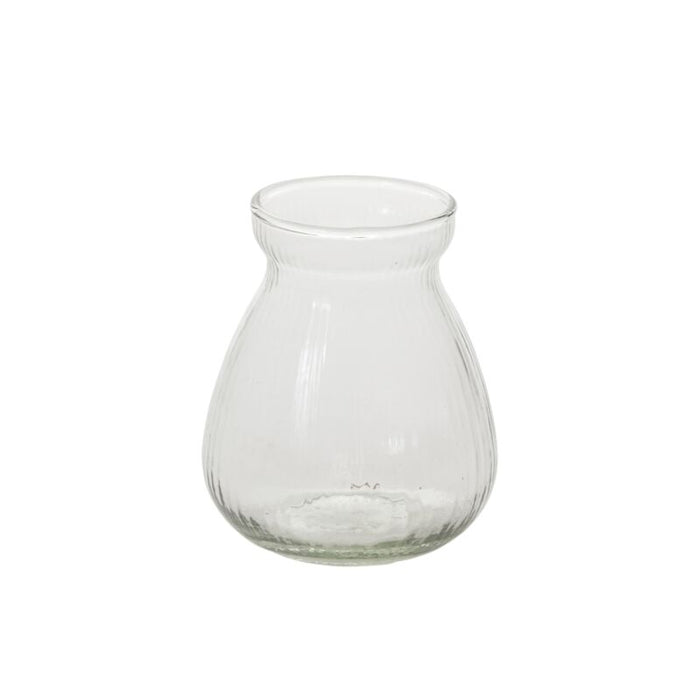 Design Shop Clear Jaden Budvase, 3.75" X 4.5", Set of 6.