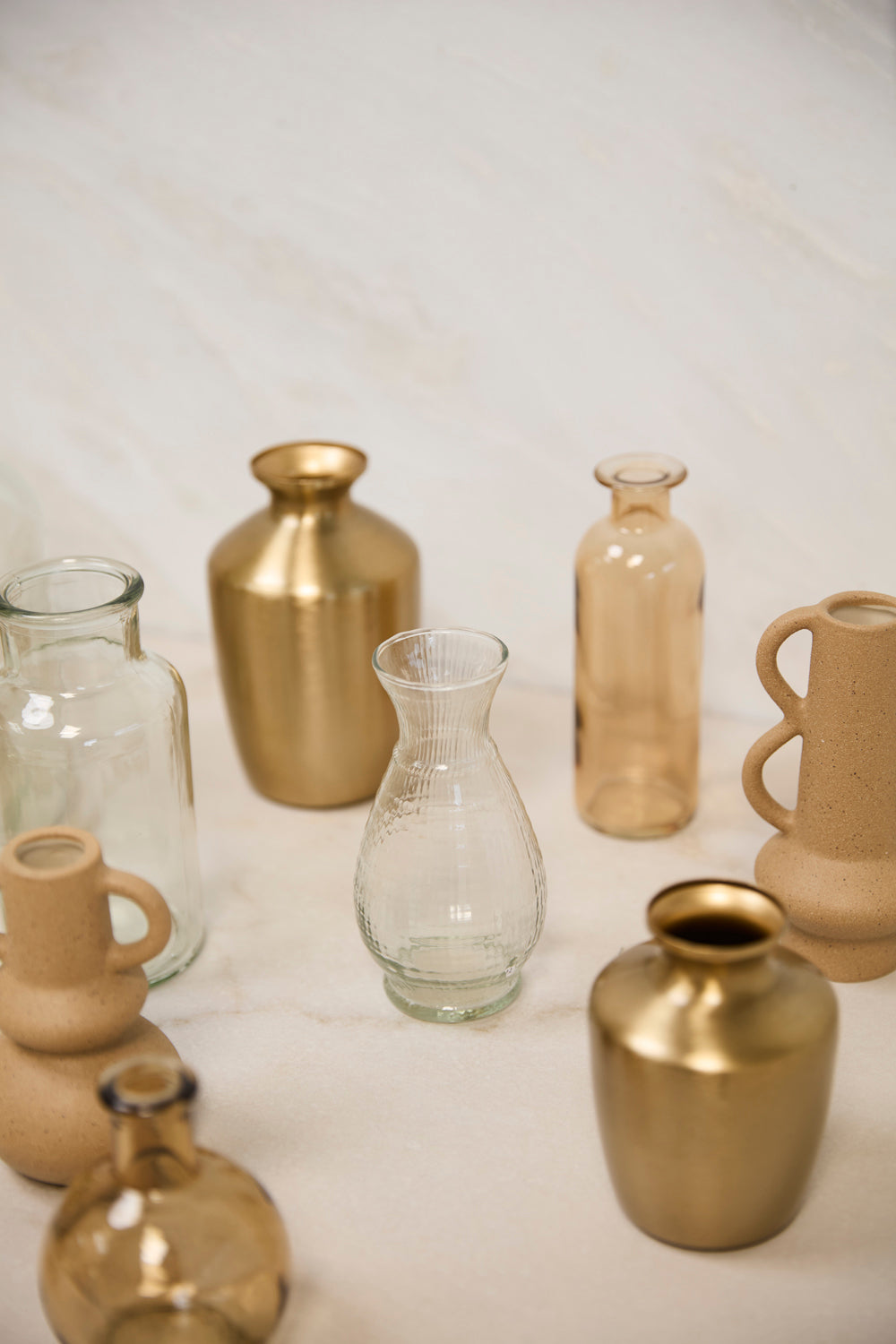 Design Shop Clear Jaden Budvase, 2.75" X 5.75", Set of 6.