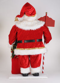 Karen Didion Lighted North Pole Santa- Large