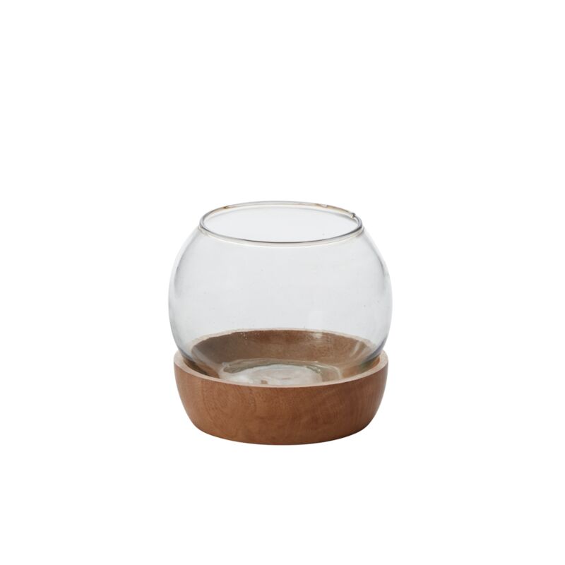 Design Shop Clear Full View Terrarium, 4.75" X 4.75", Set of 2.