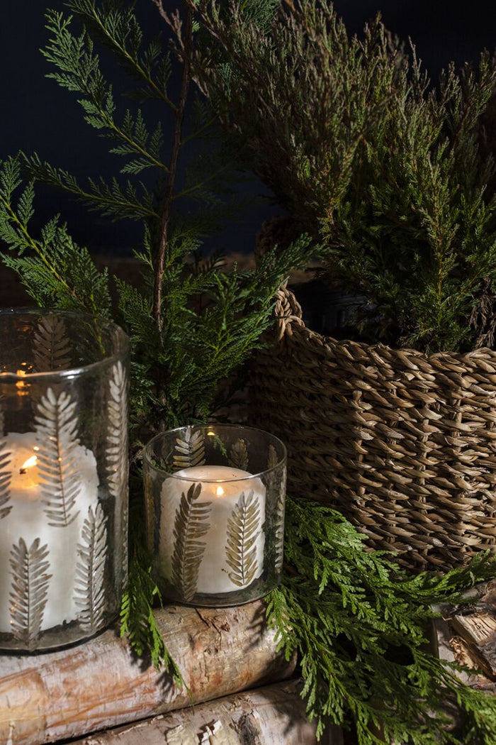 Design Shop Clear Yew Votive, 4" X 4", Set of 6.