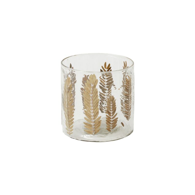 Design Shop Clear Yew Votive, 4.75" X 4.75"