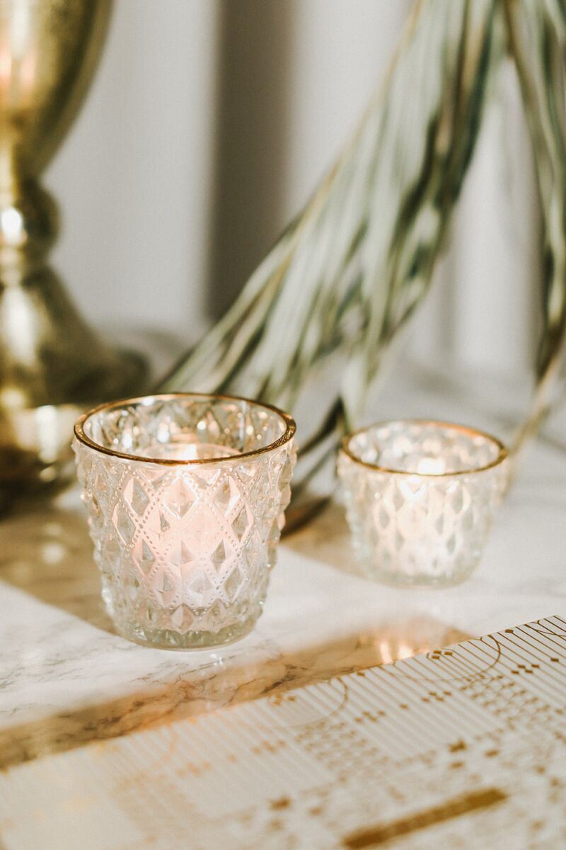 Design Shop Cristal Votive 3.5"x 3.25", Set of 6