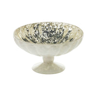 Design Shop White Chiara Compote, 7" X 3.75"