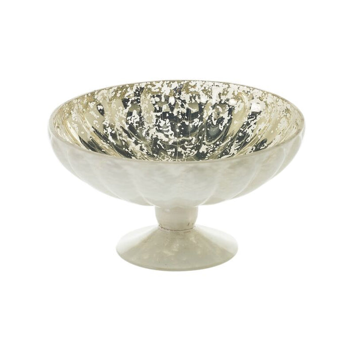 Decorative bowl with a textured surface on a white background
