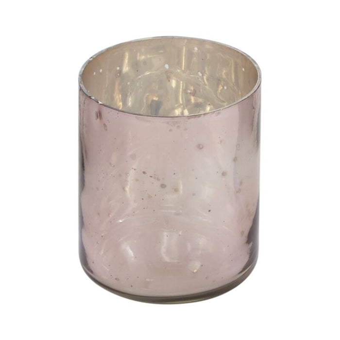 Design Shop Light-Pink Lustrous Votive, 2.75" X 3.25", Set of 6.
