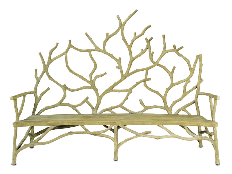 Currey and Company - 2008 - Bench - Portland/Faux Bois