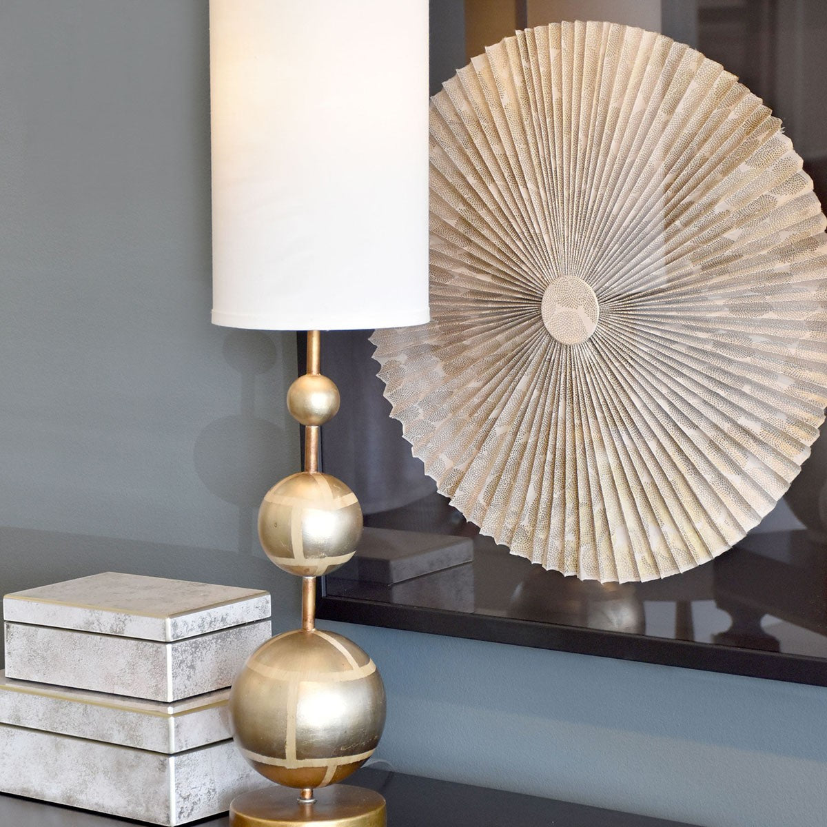 Lucas + McKearn - TA1104-S - One Light Buffet Lamp - Marie - Silver