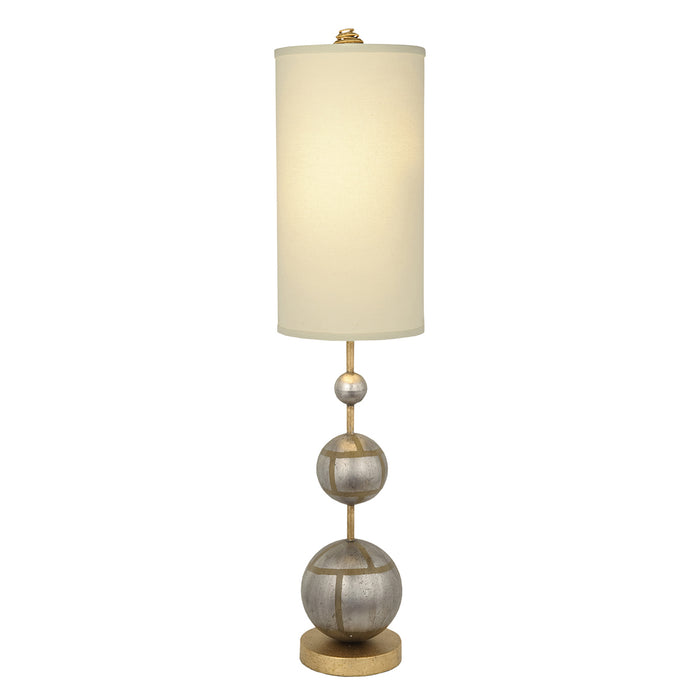 Lucas + McKearn One Light Buffet Lamp from the Marie collection in Silver finish