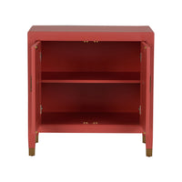 Chelsea House Jill Bedside Chest - Red
