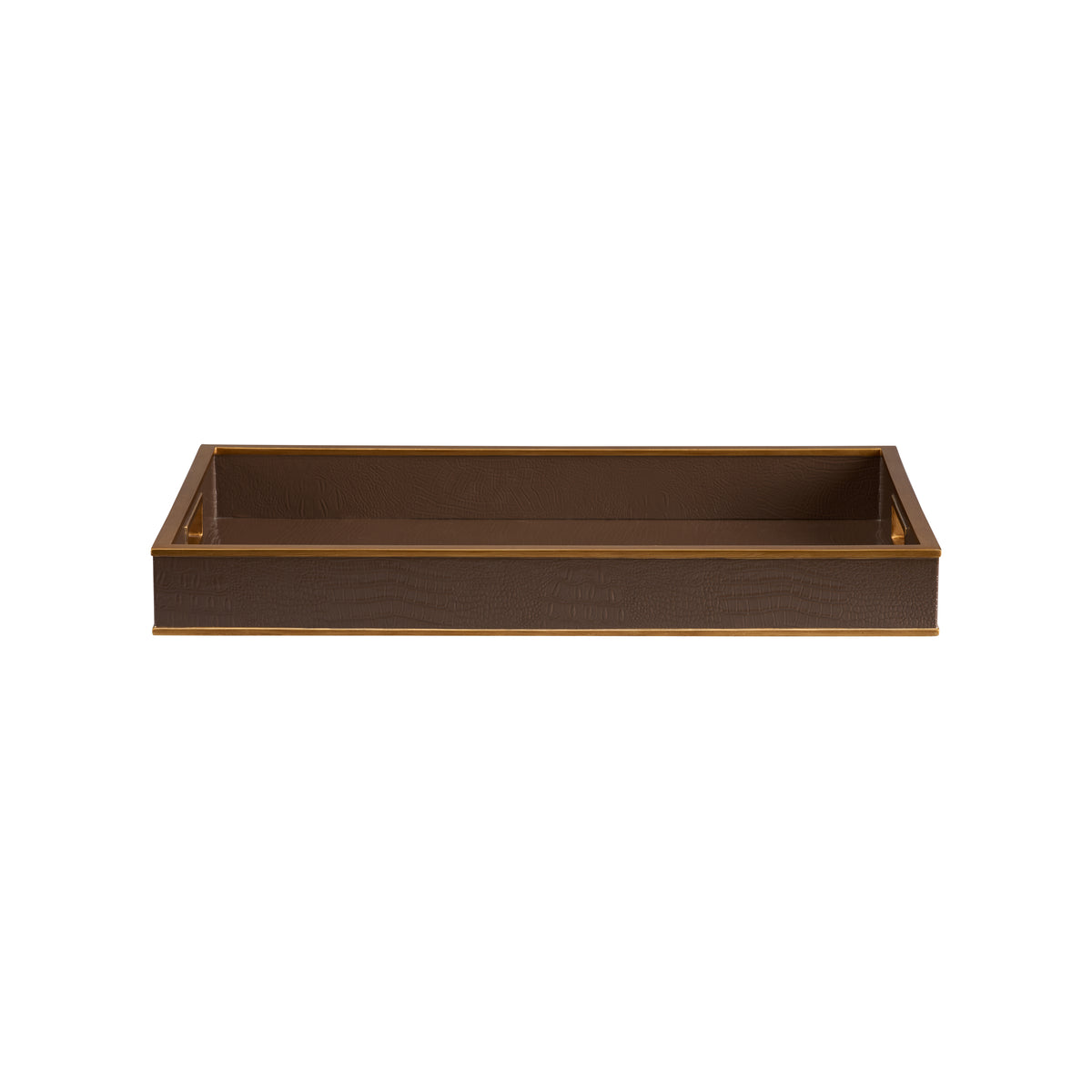 Chelsea House Reddington Tray - Brown Croco